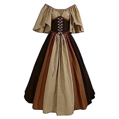 2025 Mittelalter Kleid Damen Renaissance Retro Partykleid Mittelalterliche Kleidung Dame Gothic Kleider Halloween Karneval Kostüm Vintage Maxikleid Für Halloween Gothic Kleidung Damen Unterkleid 2025 Mittelalter Kleid Damen Renaissance Retro Partykleid Mittelalterliche Kleidung Dame Gothic Kleider Halloween Karneval Kostüm Vintage Maxikleid Für Halloween Gothic Kleidung Damen Unterkleid von Daikascbny