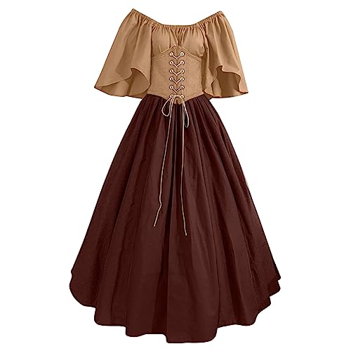 2025 Mittelalter Kleid Damen Renaissance Retro Partykleid Mittelalterliche Kleidung Dame Gothic Kleider Halloween Karneval Kostüm Vintage Maxikleid Für Halloween Gothic Kleidung Damen Unterkleid 2025 Mittelalter Kleid Damen Renaissance Retro Partykleid Mittelalterliche Kleidung Dame Gothic Kleider Halloween Karneval Kostüm Vintage Maxikleid Für Halloween Gothic Kleidung Damen Unterkleid von Daikascbny