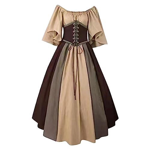 2025 Mittelalter Kleid Damen Renaissance Retro Partykleid Mittelalterliche Kleidung Dame Gothic Kleider Halloween Karneval Kostüm Vintage Maxikleid Für Halloween Gothic Kleidung Damen Unterkleid 2025 Mittelalter Kleid Damen Renaissance Retro Partykleid Mittelalterliche Kleidung Dame Gothic Kleider Halloween Karneval Kostüm Vintage Maxikleid Für Halloween Gothic Kleidung Damen Unterkleid von Daikascbny