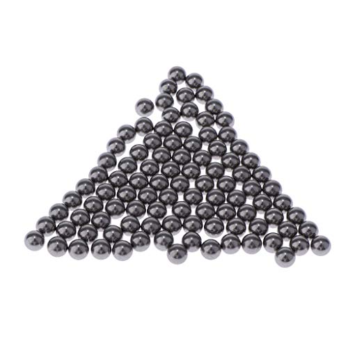 dailymall 100pcs Stahlkugeln Metallkugel Kugel für Steinschleuder Schleuder Schleudermunition von dailymall