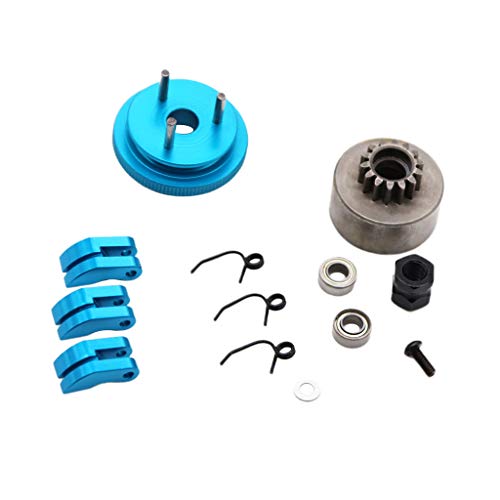 dailymall 14T Gear Schwungrad RC Car Bearing Kupplungsglocke Schuhe Nut Springs - Blau dailymall 14T Gear Schwungrad RC Car Bearing Kupplungsglocke Schuhe Nut Springs - Blau von Daily Mall