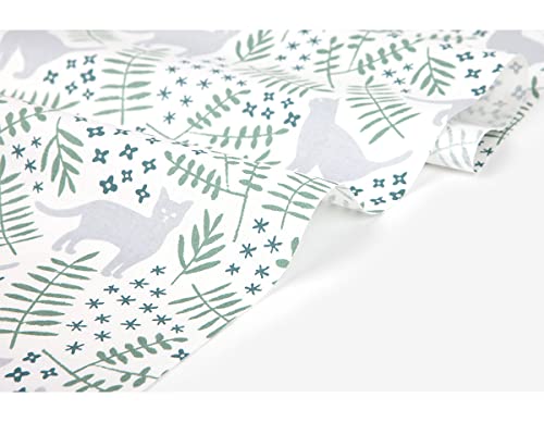 Dailylike DDF252 Baumwolle Stoffe, Cat's Garden, 14m von Dailylike