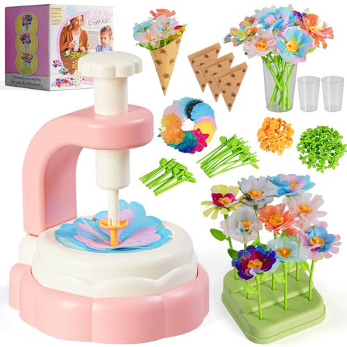 Daioller Blumensträuße Stoff Spielzeug, Craft Set mit Blumen Maker Maschine, Blumenmarkt Spielzeug für Mädchen Kind im Alter von 4-8 Jahren, Pädagogische Aktivitäten Kreative Geburtstage Daioller Blumensträuße Stoff Spielzeug, Craft Set mit Blumen Maker Maschine, Blumenmarkt Spielzeug für Mädchen Kind im Alter von 4-8 Jahren, Pädagogische Aktivitäten Kreative Geburtstage von Daioller