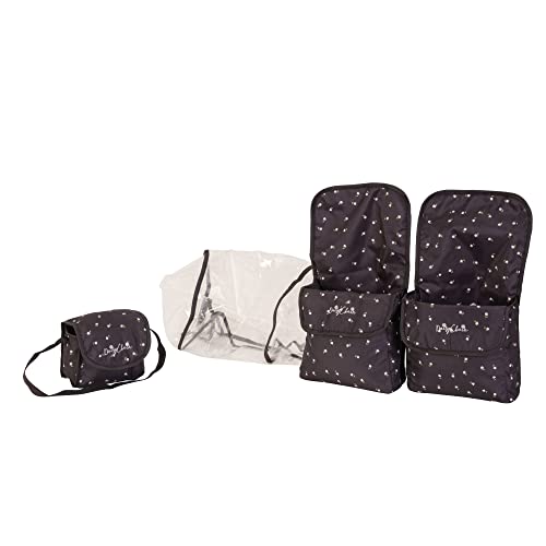Daisy Chain Zipp-Zwillings-Puppenbuggy – Zubehörpaket (Limited Edition Twilight) von Daisy Chain