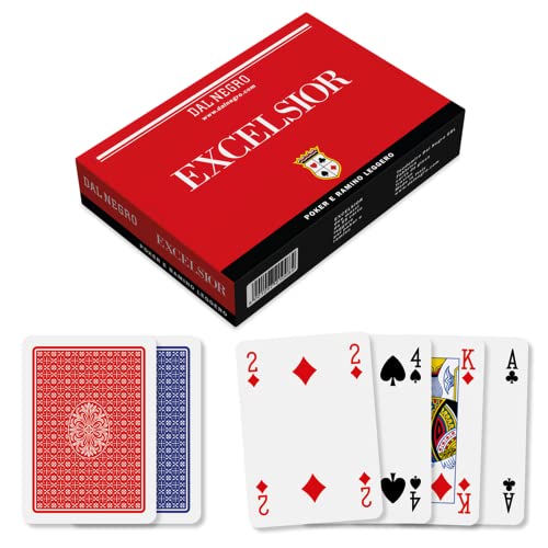 Dal Negro - 21008 Ramino Excelsior Doppel, Spielkarten. von Dal Negro