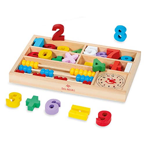 Dal Negro 54020 Lernspiel aus Holz zum Lernen Zählen. Geeignet für Kinder ab 3 Jahren, Schwarz Dal Negro 54020 Lernspiel aus Holz zum Lernen Zählen. Geeignet für Kinder ab 3 Jahren, Schwarz von Dal Negro