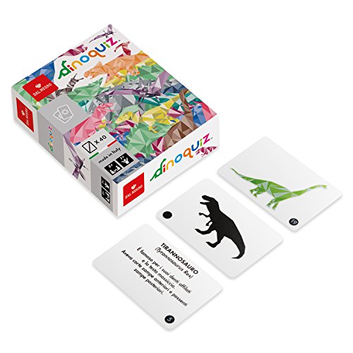 Dal Negro 57044 – DinoQuiz Spiel von Karten von Dal Negro