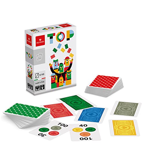 Dal Negro - Top, Kartenspiel, geeignet für Familien und Kinder 8+, 3 bis 6 Spieler von Dal Negro