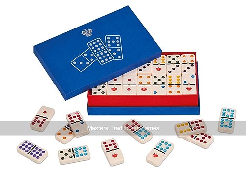 Dal - Domino Double Nine, klassisches Spiel mit bunten Spielsteinen, geeignet für Erwachsene und Kinder. von Dal Negro