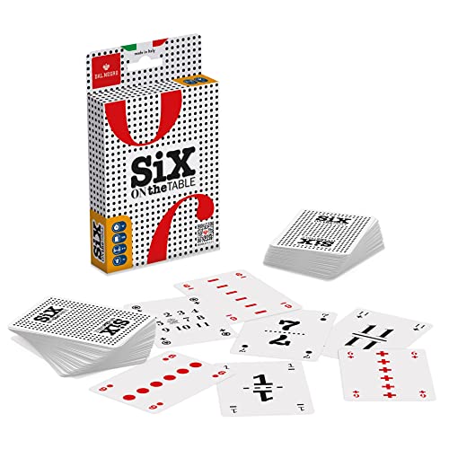 Dal Negro - Six On The Table, Kartenspiel, geeignet für Familien und Kinder 7+, 2 bis 4 Spieler von Dal Negro