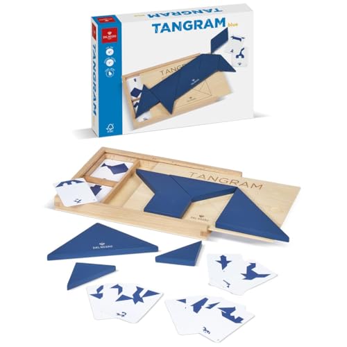 Dal - Tangram Blue-Lern- und Geschicklichkeitsspiel, 54149 von Dal Negro