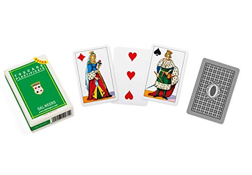 Dal Negro Toscane Extra 014005 Spielkarten für italienische Regionen, grünes Etui, 40 Karten Dal Negro Toscane Extra 014005 Spielkarten für italienische Regionen, grünes Etui, 40 Karten von Dal Negro