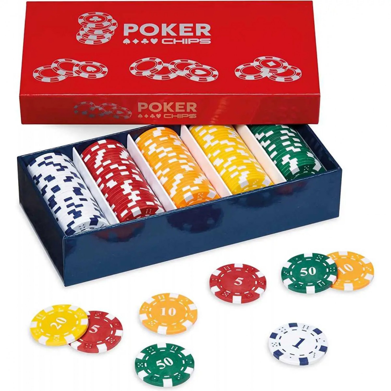 Scatola Dal Negro Poker Chips 125 Fiches con Valore Scatola Dal Negro Poker Chips 125 Fiches con Valore von Dal Negro