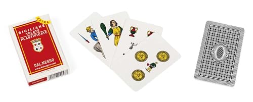 Dal Negro - Siciliane Extra Kartenspiel, Farbe Mehrfarbig, 014009 Dal Negro - Siciliane Extra Kartenspiel, Farbe Mehrfarbig, 014009 von Dal Negro