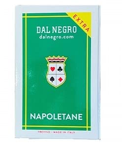 Spielkarten DAL NEGRO napoletane Leinwand plastifizierte 81 EXTRA 014004 VC8 von Dal Negro