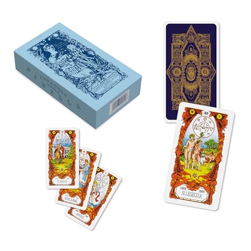 Dal - Das Orakel der Sibylle, original Tarotkarten Deck mit englischen Broschüren, für komplette und hochwertige Wahrsagerei für Anfänger und Fortgeschrittene von Dal Negro