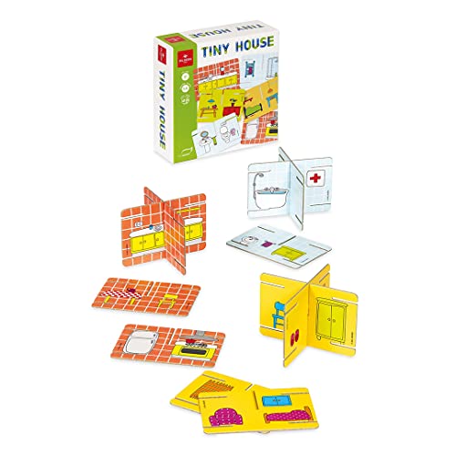 Dal - Tiny House, umweltfreundliches Kartenspiel, geeignet für Kinder ab 4 Jahren, 1 bis 5 Spieler Dal - Tiny House, umweltfreundliches Kartenspiel, geeignet für Kinder ab 4 Jahren, 1 bis 5 Spieler von Dal Negro
