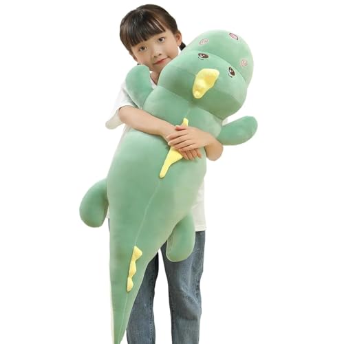 80cm Groß Kuscheltier Dinosaurier-Plüschtier, Lang Dinosaurier Plüsch Umarmungskissen, Lendenwirbel-Rückenkissen, Grünes Stofftier Dinosaurier-Körperkissen, Geschenk für Kinder Geburtstag, Ostern 80cm Groß Kuscheltier Dinosaurier-Plüschtier, Lang Dinosaurier Plüsch Umarmungskissen, Lendenwirbel-Rückenkissen, Grünes Stofftier Dinosaurier-Körperkissen, Geschenk für Kinder Geburtstag, Ostern von Dalmao