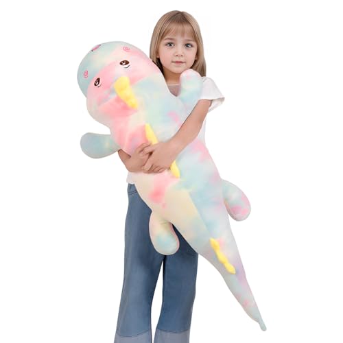 80cm Riesiges Dinosaurier-Plüschtier, Lang Dinosaurier Stofftier Umarmungskissen, Lendenwirbel-Rückenkissen, Groß Rosa Dinosaurier-Körperkissen, Geschenk für Kinder Geburtstag, Ostern 80cm Riesiges Dinosaurier-Plüschtier, Lang Dinosaurier Stofftier Umarmungskissen, Lendenwirbel-Rückenkissen, Groß Rosa Dinosaurier-Körperkissen, Geschenk für Kinder Geburtstag, Ostern von Dalmao