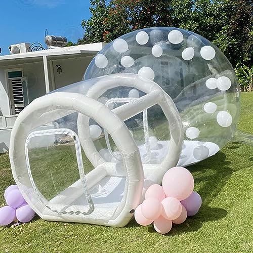 3/4/5M Kinder Partyballons Fun Haus Riesige Klar Aufblasbare Kristall Igloo Dome Blasenzelt Transparent Aufblasbare Bubble Ballons Haus,4M/13Ft Interesting von DameCo