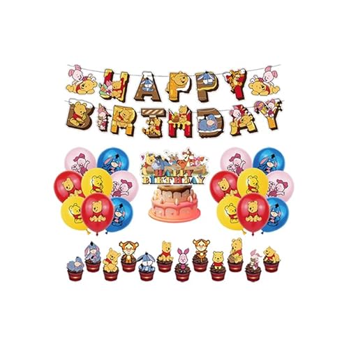 Damoff Geburtstagsdeko: Luftballons, Girlande, Torte Topper - Rot, Cartoon, Geburtstag Damoff Geburtstagsdeko: Luftballons, Girlande, Torte Topper - Rot, Cartoon, Geburtstag von Damoff