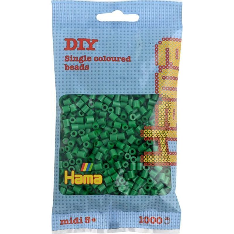 Hama® Bügelperlen Perlen, grün 1.000 Stück von Dan Import