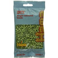 Hama 207-110 - Beutel mit Midi-Bügelperlen Matcha Grün, 1000 Stück von Dan Import
