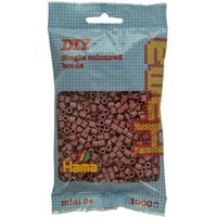 Hama 207-111 - Beutel mit Perlen Rosenholz 1000 Stück von Malte Haaning Plastic A/S