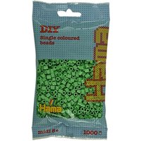 Hama 207-115 - Bügelperlen Midi, ca. 1000 Perlen in Apfelgrün von Dan Import