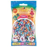 Hama 207-90 - Beutel mit 1000 gestreiften Bügelperlen Hama 207-90 - Beutel mit 1000 gestreiften Bügelperlen von Dan Import