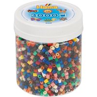 Hama 209-67 - Perlen, Dose mit Midi-Bügelperlen, 3000 Stück, Volltonmix von Dan Import