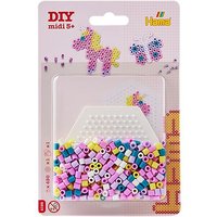 Hama 4192 - Pony, Set mit sechseckiger Stiftplatte, Midi-Bügelperlen und Bügelpapier von Dan Import