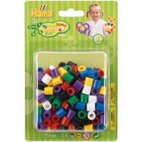 Hama 8520 - Perlen, Bügelperlen Maxi, 250 Stück, bunt, volltonmix von Dan Import