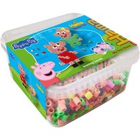 Hama 8755 - Peppa Pig, Box mit ca. 900 Bügelperlen maxi 3+ und Zubehör von Dan Import