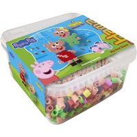 Hama 8755 - Peppa Pig, Box mit ca. 900 Bügelperlen maxi 3+ und Zubehör von Dan Import