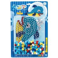 Hama 8932 - Bügelperlen inkl. Stiftplatte, Wal, 250 Maxi-Perlen und Zubehör von Malte Haaning Plastic A/S