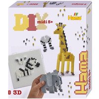 Hama Bügelperlen Geschenkpackung 3-D Safari 2500 Stück Hama Bügelperlen Geschenkpackung 3-D Safari 2500 Stück von Dan Import