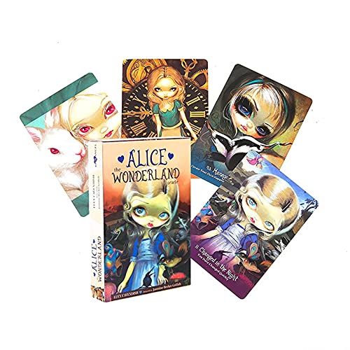 Alice im Wunderland Orakelkarten,Alice The Wonderland Oracle Cards Tarot Deck Funny Game von DanDanCard