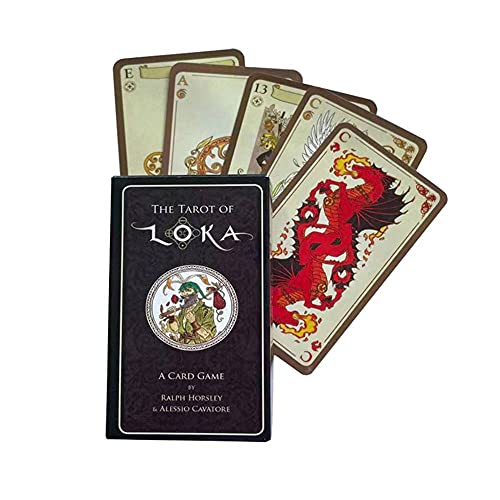 Das Tarot der Loka-Karten,The Tarot of Loka Cards Tarot Deck Funny Game von DanDanCard