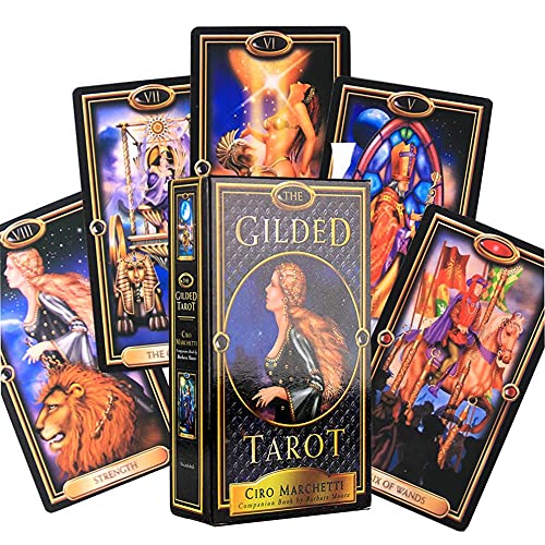 Die vergoldeten Tarotkarten,The Gilded Tarot Cards Tarot Deck Funny Game von DanDanCard