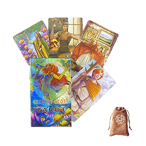 Gregory Scott Tarotkarten,Gregory Scott Tarot Cards with Bag Funny Game von DanDanCard