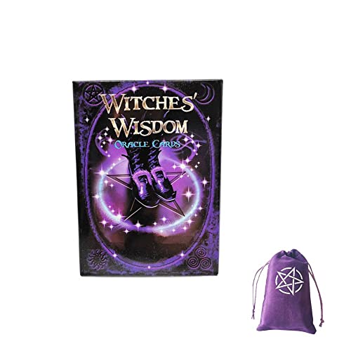 Hexen-Weisheits-Orakel-Karten Tarot, Witches Wisdom Oracle Cards with Bag Funny Game von DanDanCard