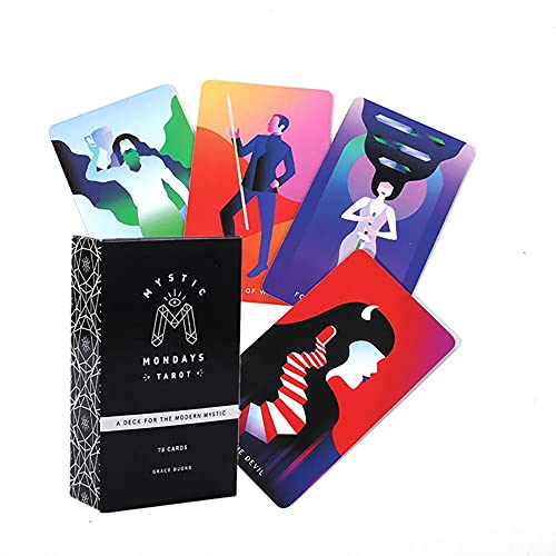 Mystic Mondays Tarotkarten,Mystic Mondays Tarot Cards Tarot Deck Funny Game von DanDanCard