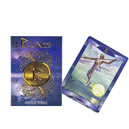 Runen-orakel-tarotkarten,Runes Oracle Tarot Cards Tarot Deck Funny Game von DanDanCard