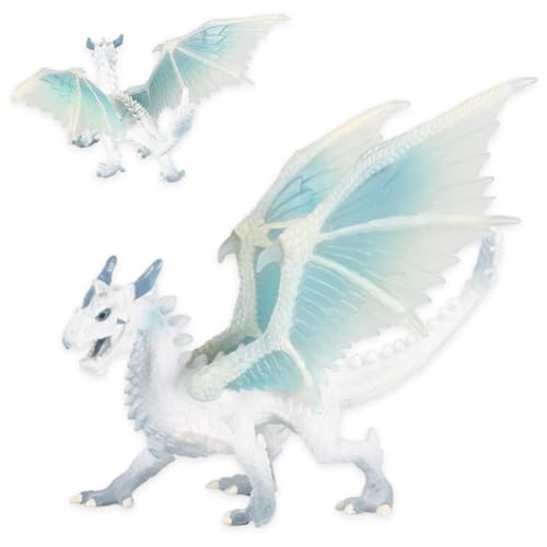 Danbghyuo Eisdrache Modell Eisschnee Drache Figur,Tierfiguren Eisdrache Spielzeug Dinosaurier Modell,Bewegliche FantasyActionfigur,Kindergeburtstagsgeschenke,Spielzeug für Kinder ab 7 Jahren Danbghyuo Eisdrache Modell Eisschnee Drache Figur,Tierfiguren Eisdrache Spielzeug Dinosaurier Modell,Bewegliche FantasyActionfigur,Kindergeburtstagsgeschenke,Spielzeug für Kinder ab 7 Jahren von Danbghyuo