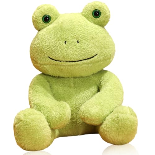 Danbghyuo Kuscheltier Frosch Spielzeug,Frosch Plüschtier, Frosch Plüsch-Plüschtier, Cartoon Plüsch Spielzeug,Plüschtier Frosch Kuscheltier,für Kinder Jungen Mädchen Dekoration Geschenk(25cm) von Danbghyuo