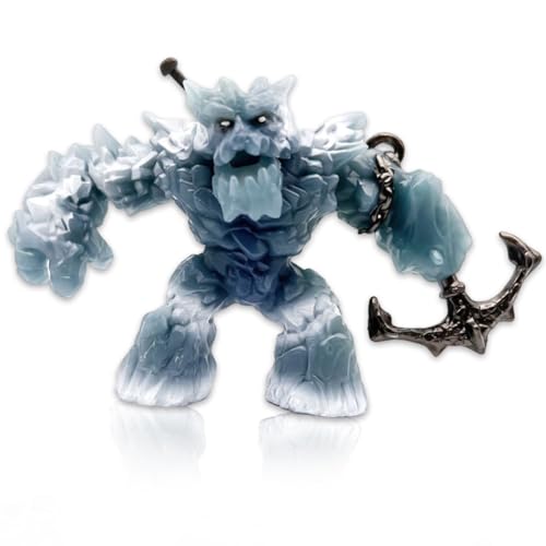 Danbghyuo Monster Modell Mini Creatures Eismonster Figur,Monster Action Figuren Kindergeburtstag,Eismonsterpuppe mit Waffen Action,Bewegliche Fantasy Actionfigur,Spielzeug für Kinder ab 7 Jahren von Danbghyuo