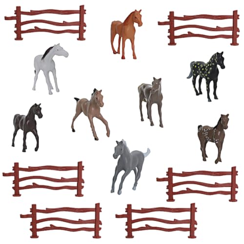 Danbghyuo Pferde Spielzeug, 8PCS Realistische Pferde Tierfiguren, Miniaturfiguren, Bauernhof Tierfiguren mit Zaun, für Geburtstage, Weihnachten & mehr Danbghyuo Pferde Spielzeug, 8PCS Realistische Pferde Tierfiguren, Miniaturfiguren, Bauernhof Tierfiguren mit Zaun, für Geburtstage, Weihnachten & mehr von Danbghyuo