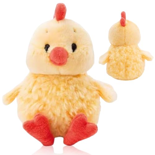 Danbghyuo Plüschtier Stofftier Huhn, Simuliertes Tier Huhn Plüschtier, Kuscheltier Huhn, Realistische Huhn Plüschspie Geflügel Spielzeug für Wilde Tiere– Geschenk für Freunde und Kinder (20CM) von Danbghyuo