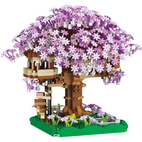 Danbghyuo Sakura Baum Bausteine, 1109+ Pcs Bausatz, Mini Sakura Baumhaus Bonsai Set, Mini Kirschblüte Baumhaus Bonsai Baum Bausteine Set, Für Kinder Ab 14 Jahren Danbghyuo Sakura Baum Bausteine, 1109+ Pcs Bausatz, Mini Sakura Baumhaus Bonsai Set, Mini Kirschblüte Baumhaus Bonsai Baum Bausteine Set, Für Kinder Ab 14 Jahren von Danbghyuo